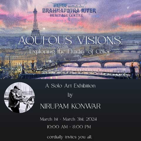 Solo Art Exhibition by Nirupam Konwar