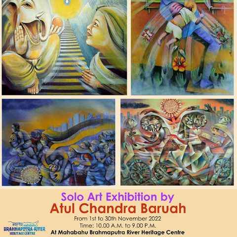 Solo Art Exhibition by Atul Chandra Baruah