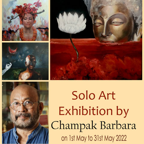Solo Art Exhibition by Champak Barbara